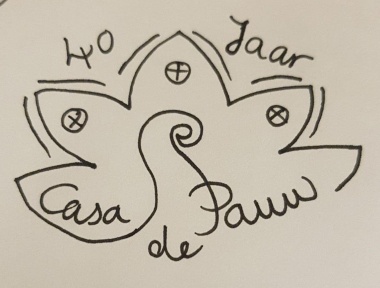 Casa de Pauw 40 jaar logo